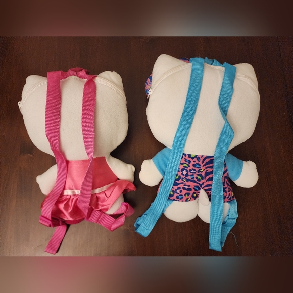 Hello Kitty Plush Backpack Pair - Picture 2 of 7